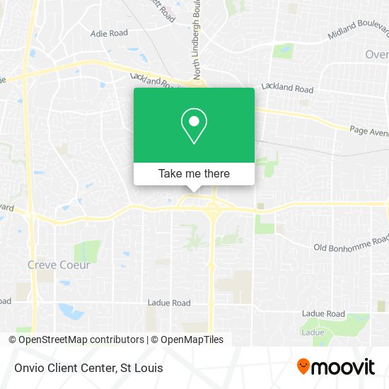 Mapa de Onvio Client Center