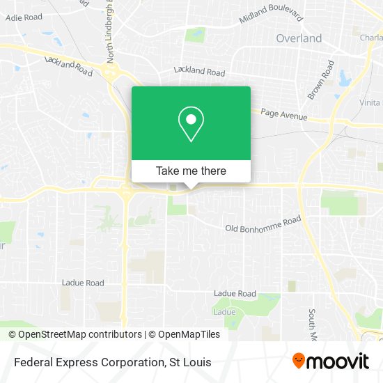 Federal Express Corporation map