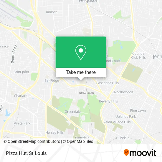Pizza Hut map
