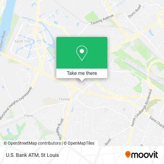 Mapa de U.S. Bank ATM