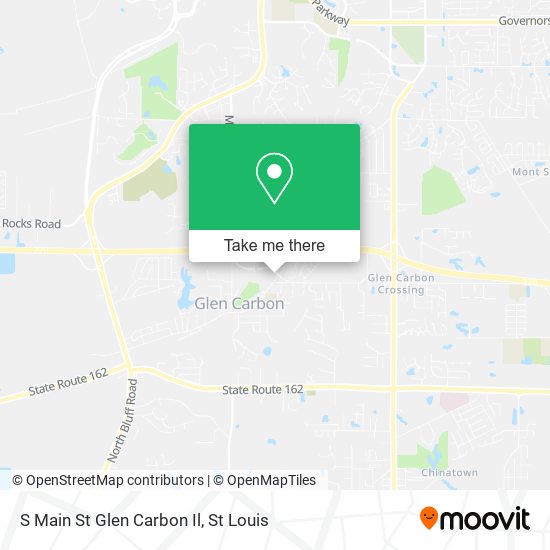 Mapa de S Main St Glen Carbon Il