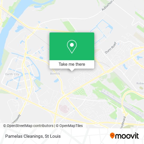 Pamelas Cleanings map