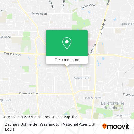 Mapa de Zachary Schneider Washington National Agent