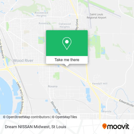 Dream NISSAN Midwest map