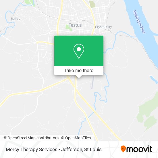 Mercy Therapy Services - Jefferson map