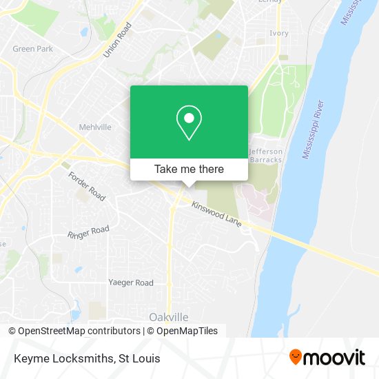 Keyme Locksmiths map