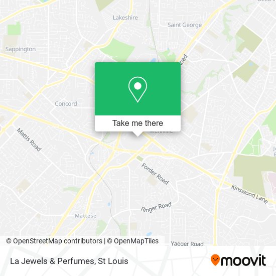 La Jewels & Perfumes map
