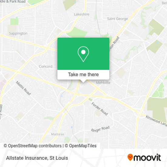 Allstate Insurance map