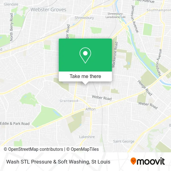 Wash STL Pressure & Soft Washing map