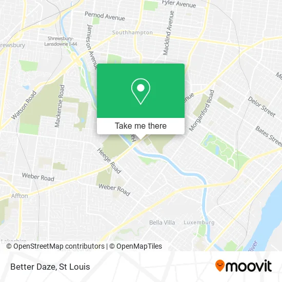 Better Daze map