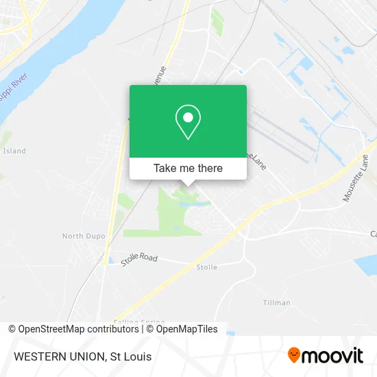 WESTERN UNION map