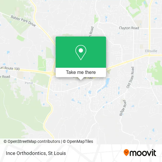 Ince Orthodontics map