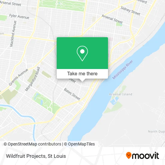 Wildfruit Projects map