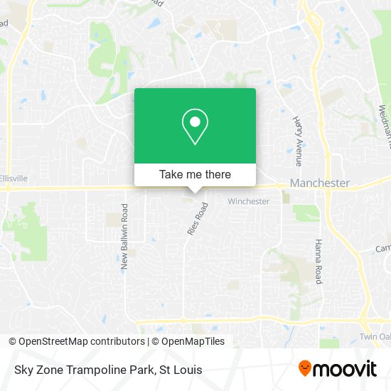 Sky Zone Trampoline Park map