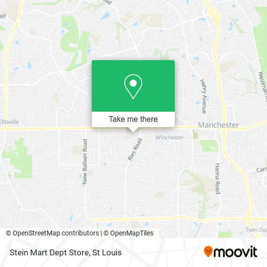 Mapa de Stein Mart Dept Store