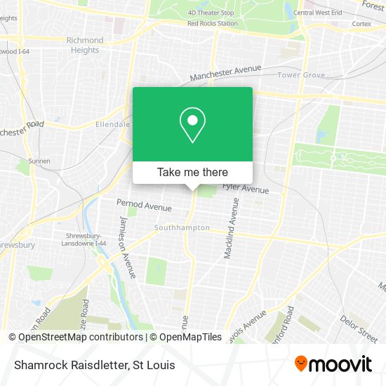 Shamrock Raisdletter map
