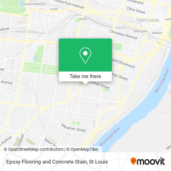 Epoxy Flooring and Concrete Stain map