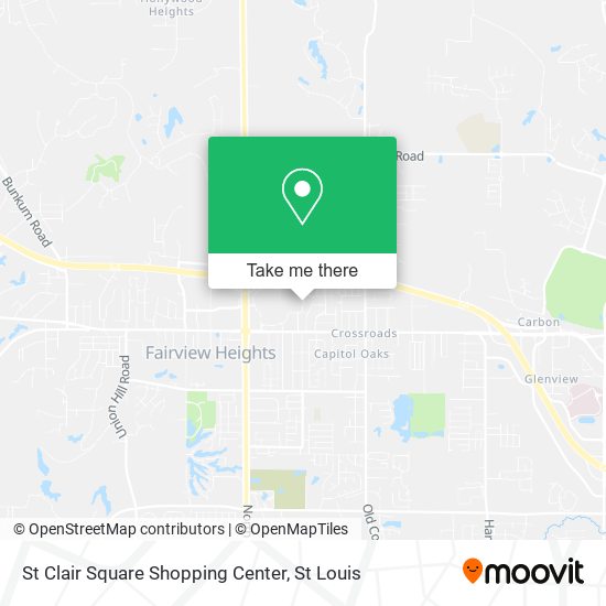 St Clair Square Shopping Center map