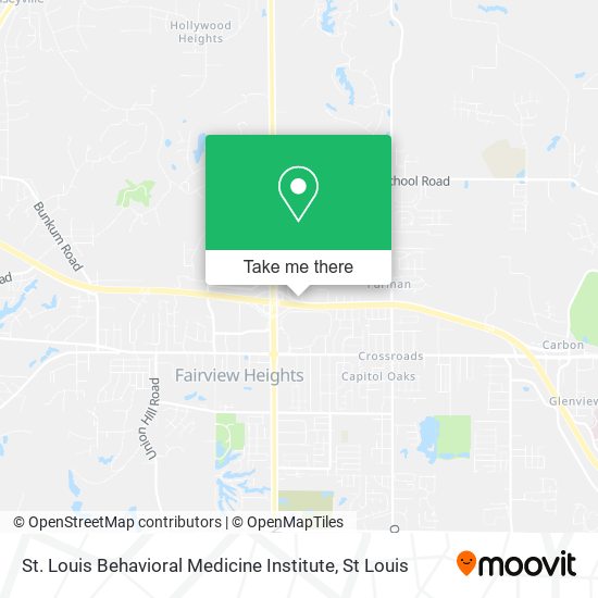 Mapa de St. Louis Behavioral Medicine Institute