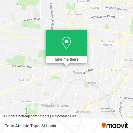 Topo Athletic Topo map