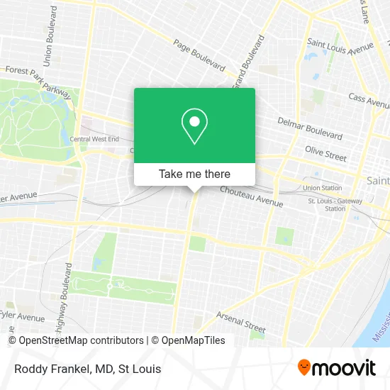 Roddy Frankel, MD map