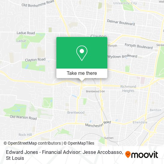 Mapa de Edward Jones - Financial Advisor: Jesse Arcobasso