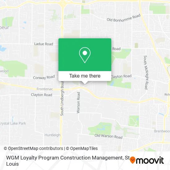 WGM Loyalty Program Construction Management map