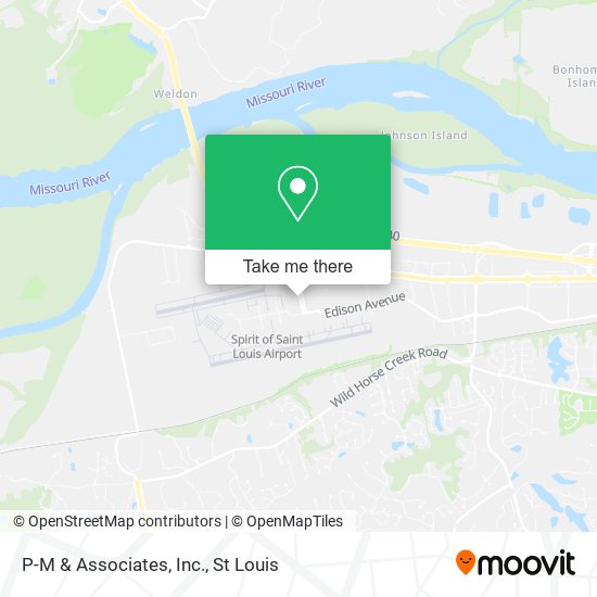 P-M & Associates, Inc. map