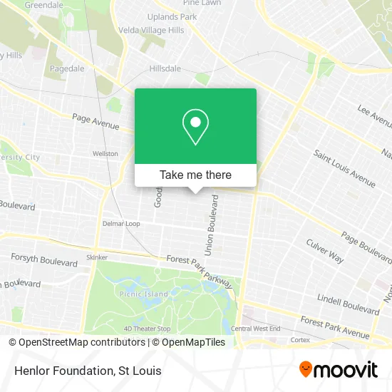 Mapa de Henlor Foundation