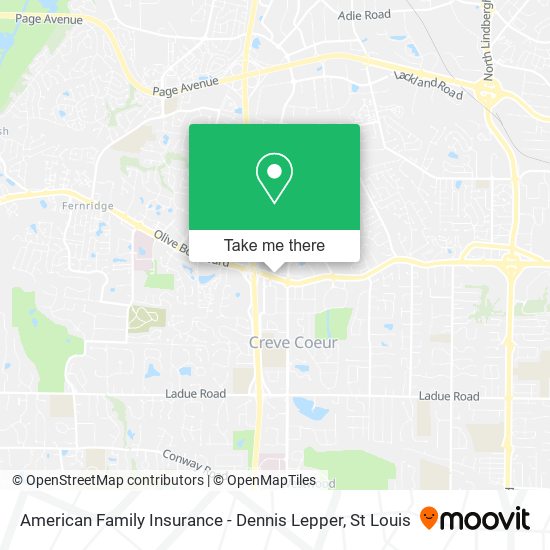 American Family Insurance - Dennis Lepper map