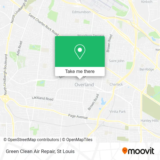 Green Clean Air Repair map