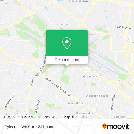 Tyler's Lawn Care map