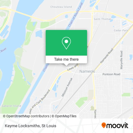 Keyme Locksmiths map