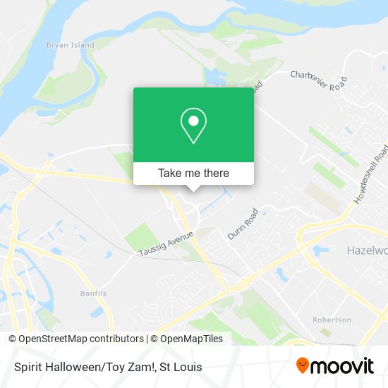 Spirit Halloween/Toy Zam! map