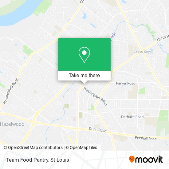 Team Food Pantry map