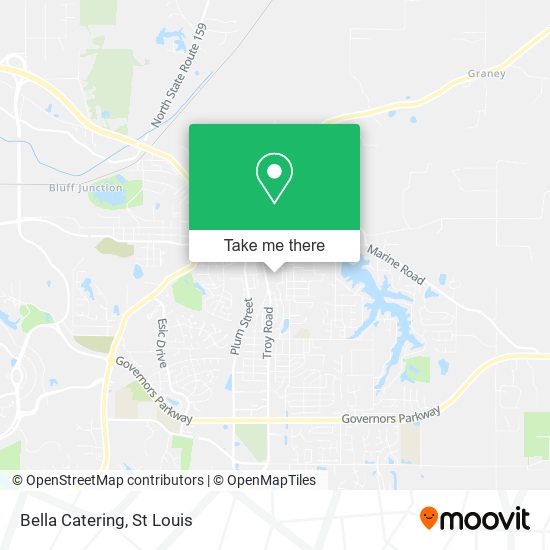 Mapa de Bella Catering