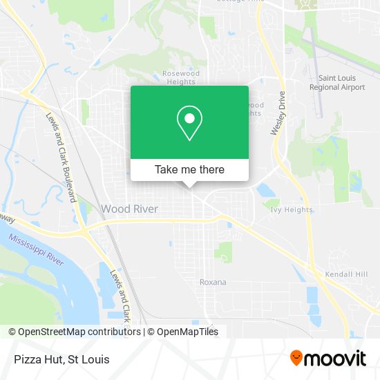 Pizza Hut map