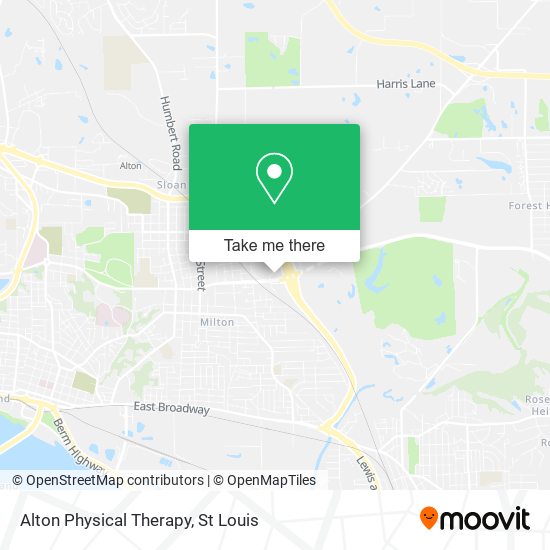 Mapa de Alton Physical Therapy