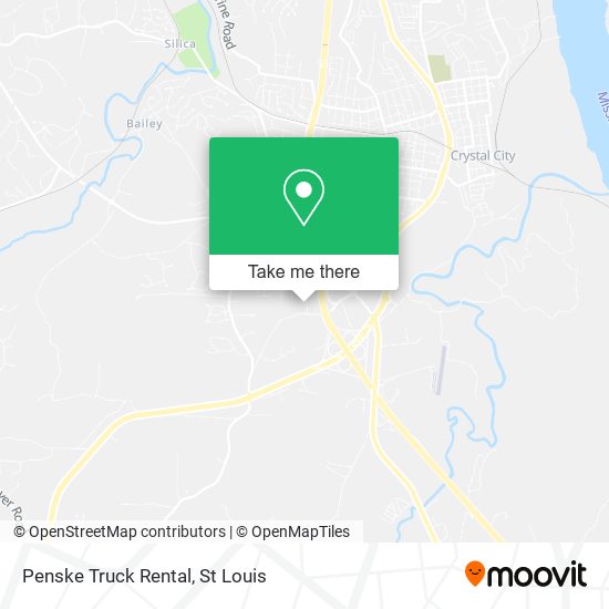 Penske Truck Rental map