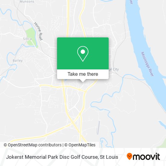 Mapa de Jokerst Memorial Park Disc Golf Course