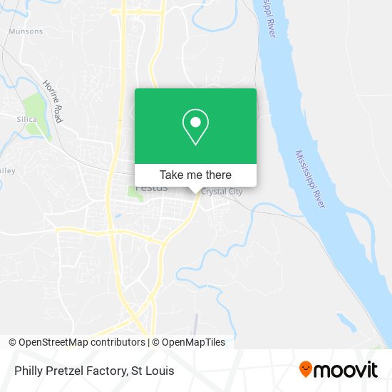 Philly Pretzel Factory map