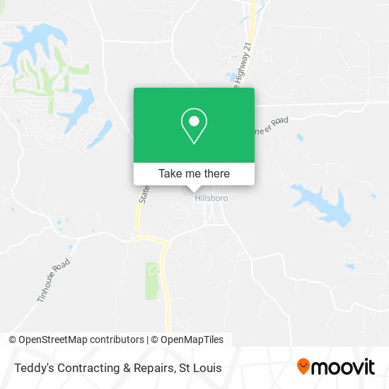 Teddy's Contracting & Repairs map