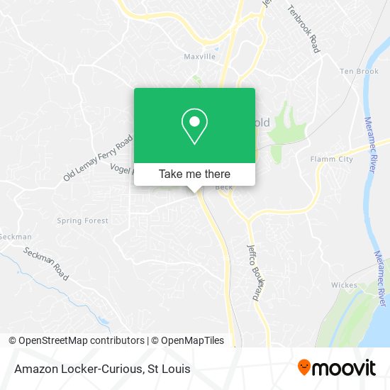 Mapa de Amazon Locker-Curious