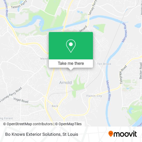 Mapa de Bo Knows Exterior Solutions