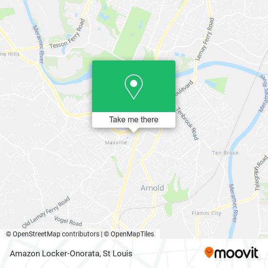 Amazon Locker-Onorata map