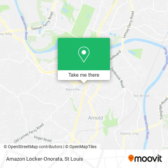 Amazon Locker-Onorata map