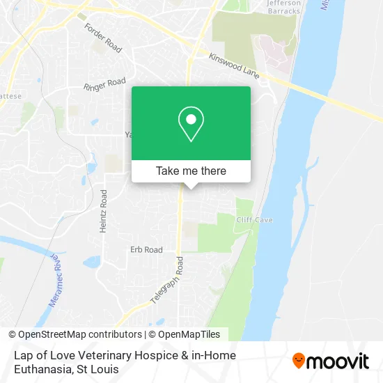 Lap of Love Veterinary Hospice & in-Home Euthanasia map