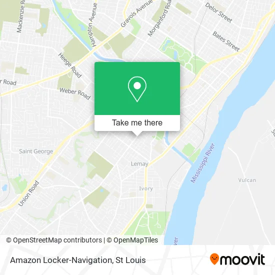 Amazon Locker-Navigation map