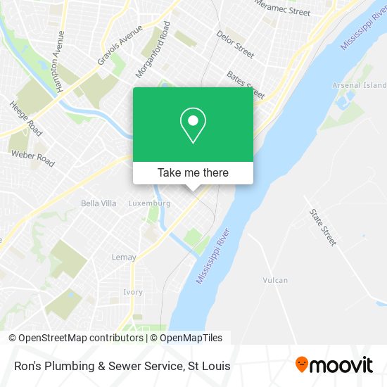 Ron's Plumbing & Sewer Service map