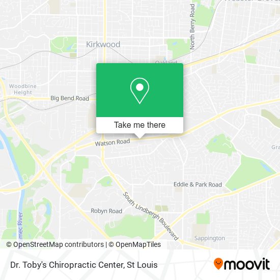 Dr. Toby's Chiropractic Center map